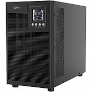 UPS nJoy UPOL-OL300EP-CG01B, 3000 VA, 2400 W, cu management, on-line, 4x Schuko, 7 minute (50% sarcina), Negru