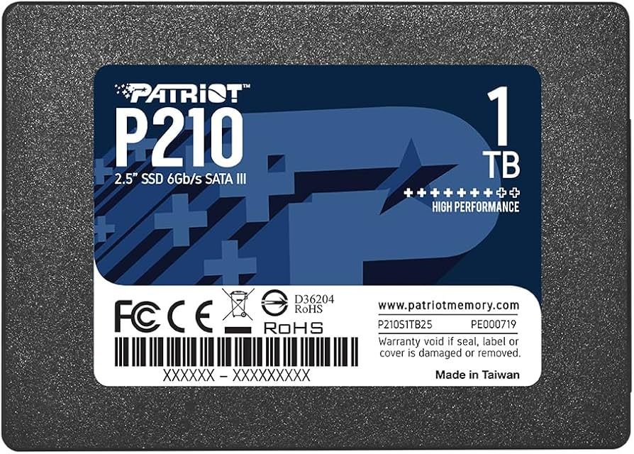SSD PATRIOT P210 1 TB SATA3 2.5 inch