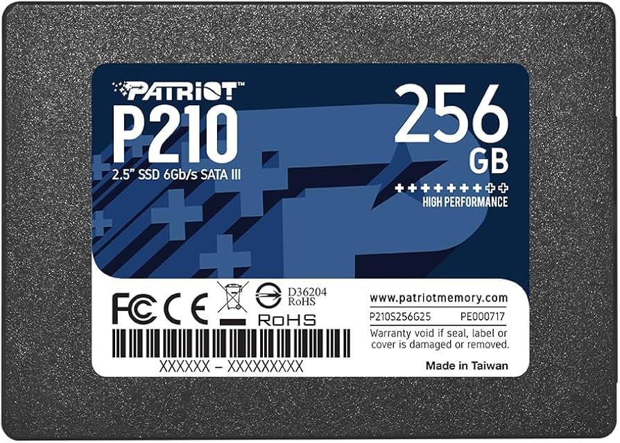 SSD PATRIOT P210 256 GB SATA3 2.5 inch