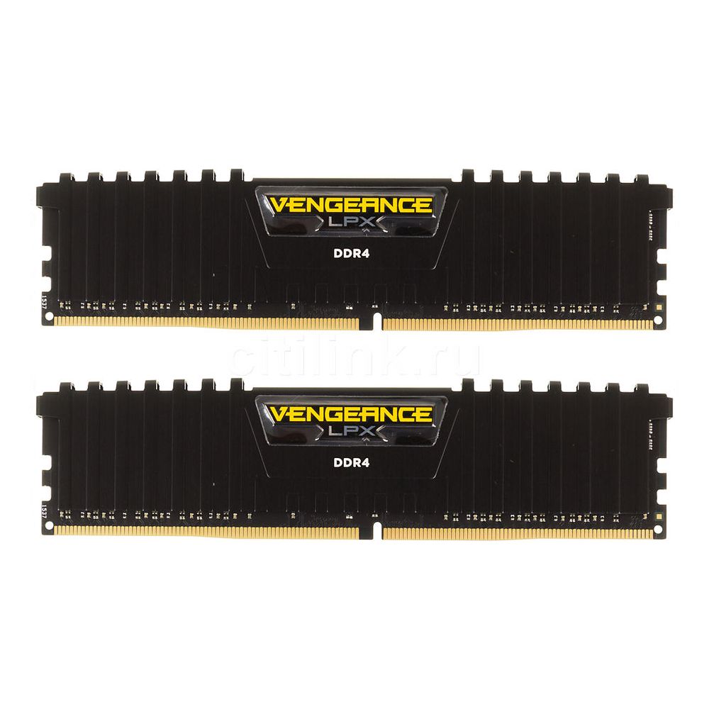 Memorie Corsair Vengeance LPX 32 GB DDR4 3200 MHz CL16, kit 2 x 16 GB, XMP 2.0, Negru