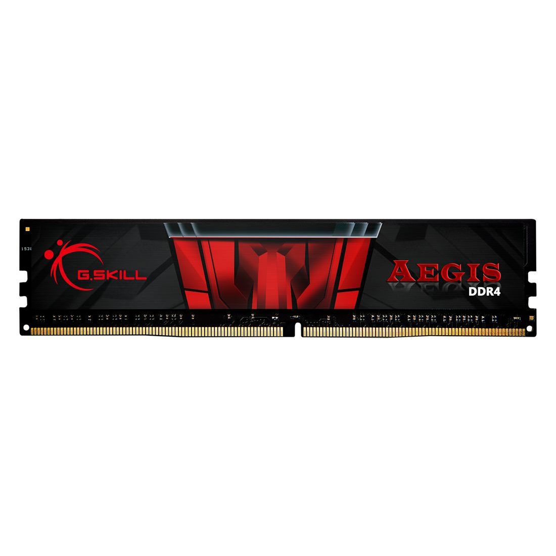Memorie G.Skill Aegis 8 GB DDR4 3200 MHz CL16, XMP 2.0, Negru-rosu