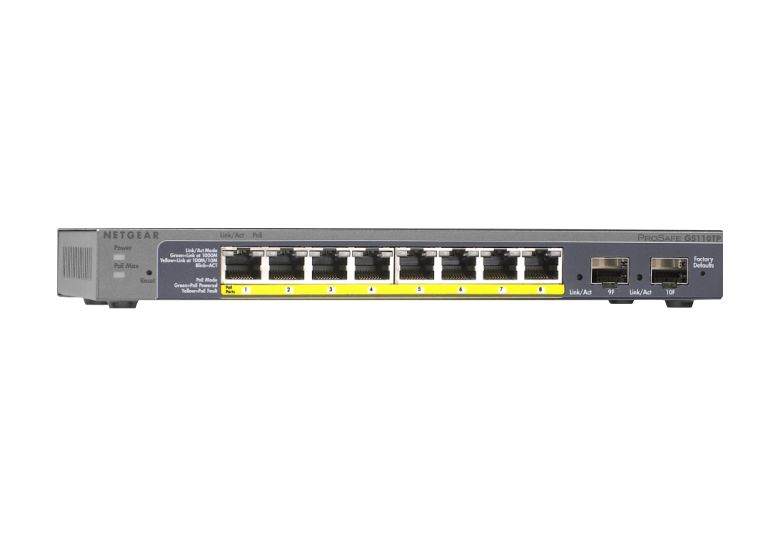Switch NetGear GS110TP-300EUS, 8 porturi 10/100/1000 Mbps