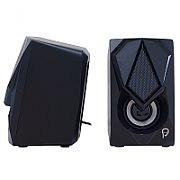 BOXE SPACER Gaming 2.0, RMS:  6W (2 x 3W), control volum, 4 x LED, USB power, black,  SPB-STORM   (include TV 1.5 lei)