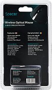 MOUSE  Spacer, PC sau NB, wireless, 2.4GHz, optic, 1600 dpi, butoane/scroll 3/1, , negru,  SPMO-W02  (include TV 0.15 lei)