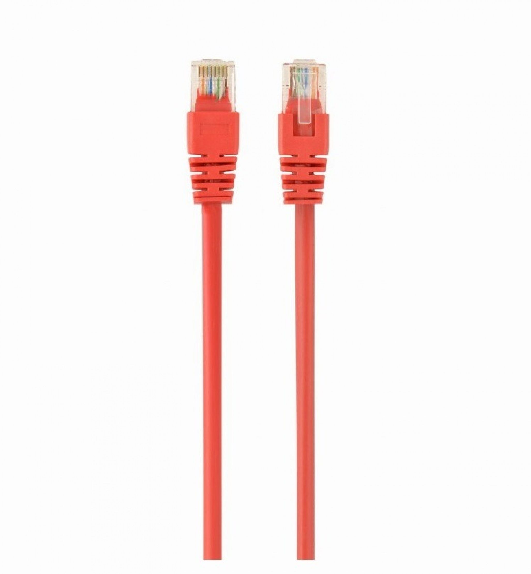 Patch cord UTP Spacer  RJ45, 25 cm, rosu, cupru-aluminiu