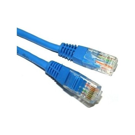 Patch cord UTP Spacer  RJ45, 3 m, albastru, cupru-aluminiu