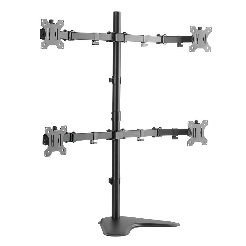SUPORT de birou LOGILINK, pt 4 TV/monitor plat, diag. max 32 inch, rotatie, inclinare, pivotare, orizontala, verticala, totala, max 8 Kg x 4,  BP0046