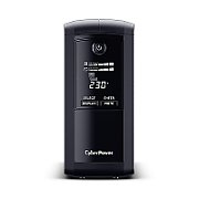 UPS Cyber Power VP700ELCD, 700 VA, 390 W, cu management, line-interactive, 4x Schuko, 1x RJ45, 1x USB, 12V 7Ah LCD, Tower, Gri