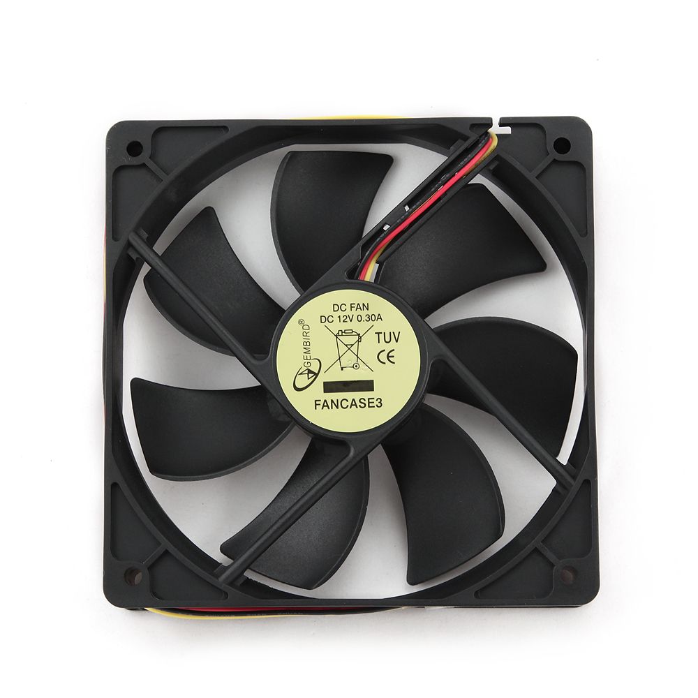 Ventilator Gembird FANCASE3 ,120 x 120 x 25 mm ,Negru ,Fara
