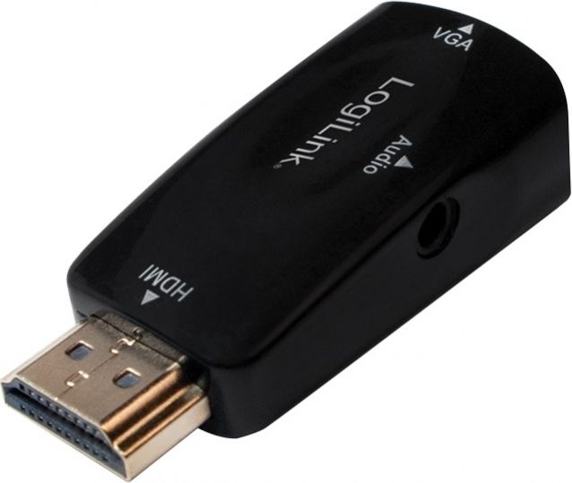 CABLU video LOGILINK, adaptor Mini-HDMI (Type C)(T) la DVI-D SL (T), 1m, conectori auriti, negru,  CHM002  (include TV 0.06 lei)
