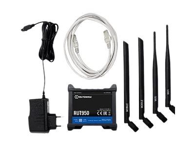 TELTONIKA RUT950 U022C0 LTE ROUTER DUAL SIM 4X FE