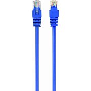 Patch cord Spacer  RJ45, 25 cm, albastru