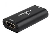 REPEATER semnal GEMBIRD, HDMI (M) la HDMI (M), extindere semnal pana la 40m, negru,  DRP-HDMI-02  (include TV 0.06 lei)