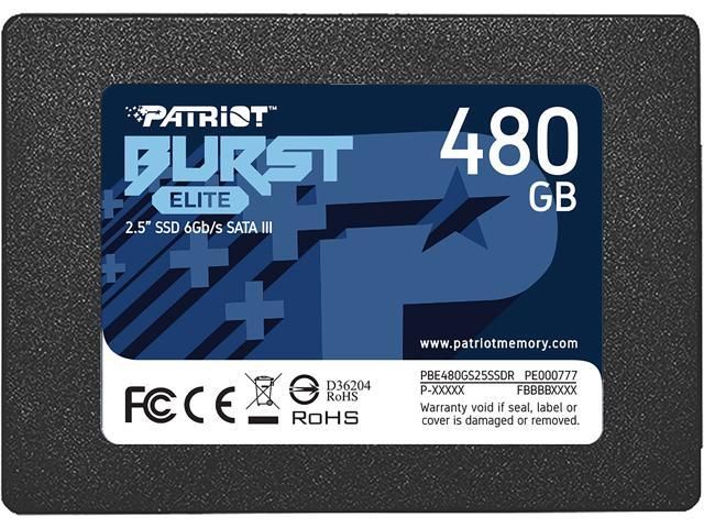 SSD PATRIOT Burst Elite 480 GB SATA3 2.5 inch