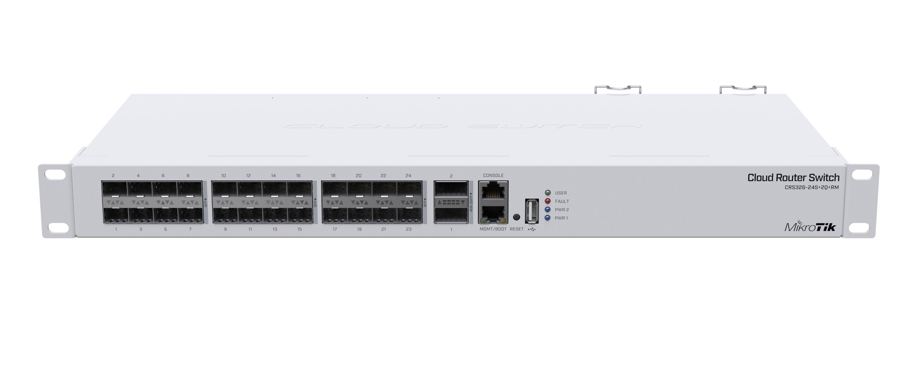 Switch Mikrotik CRS326-24S+2Q+RM, 10,000 Mbps