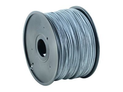 FILAMENT GEMBIRD pt. imprimanta 3d, PLA, 1.75mm diamentru, 1Kg / bobina, aprox. 330m, topire 190-220 grC, silver,  3DP-PLA1.75-01-S