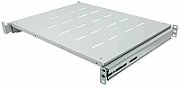 RAFT FIX LOGILINK 1U pentru rack 19 , adancime 525mm, sarcina maxima 50Kg, vopsea antistatic, otel 1mm, black,  SF1F65B