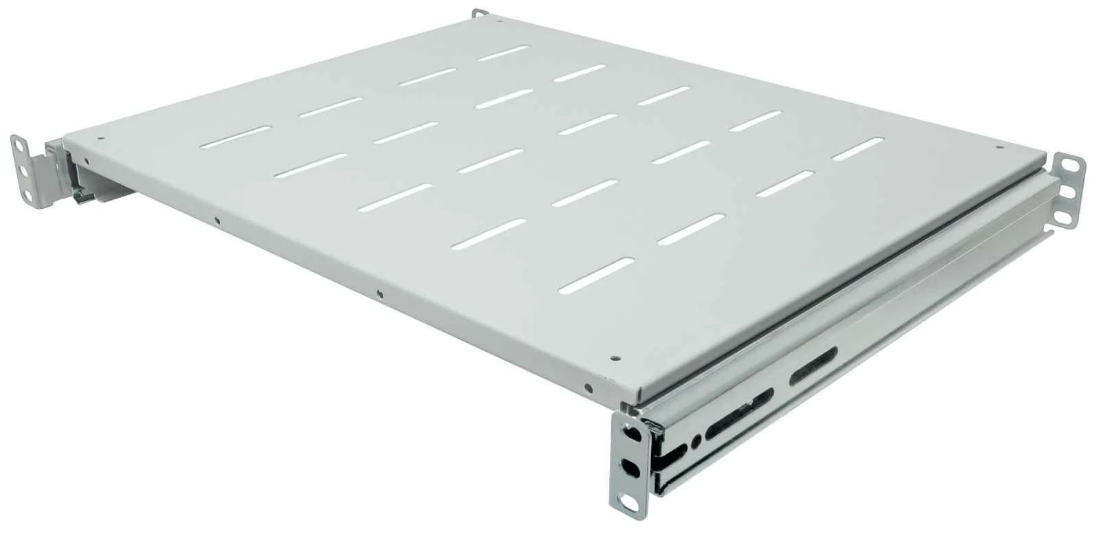 Raft fix perforat Triton 19  1U/950 capacitate incarcare 40kg, negru