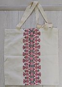 Sacosa Heinner cumparaturi bumbac cu print