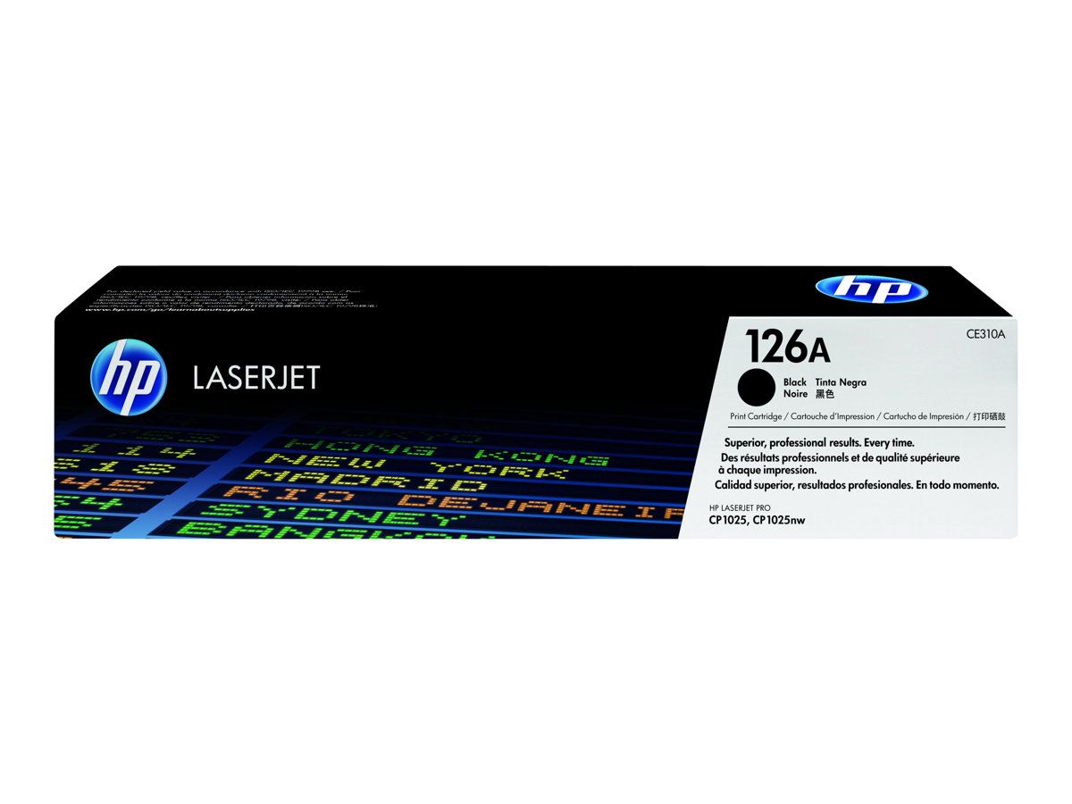 Cartus toner HP CE310A ,Negru ,1200 pagini ,Original (126A)