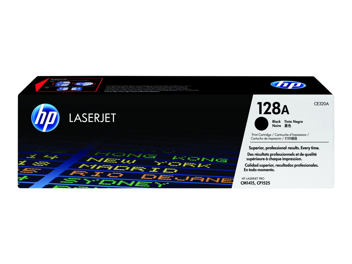 Cartus toner HP CE320A ,Negru ,2000 pagini ,Original (128A)