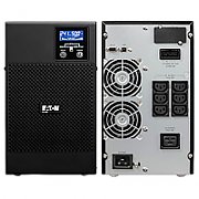 UPS Eaton 9E3000I, 3000 VA, 2400 W, cu management, on-line double-conversion, 6x C13, 1x C19, 1x USB, 12V 9Ah Sealed Lead-acid, LCD, Tower, Negru