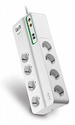 Bachmann | 333.600 | PDU | Basic | 1U 16A | Nr iesiri 7 Schuko | Intrare Schuko cablu 2 m | Intrerupator|  Profil PVC | Gri