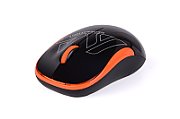 MOUSE A4tech, PC sau NB, wireless, 2.4GHz, optic, 1000 dpi, butoane/scroll 3/1, , negru / portocaliu, 45507104  G3-300N-BO  (timbru verde 0.18 lei)