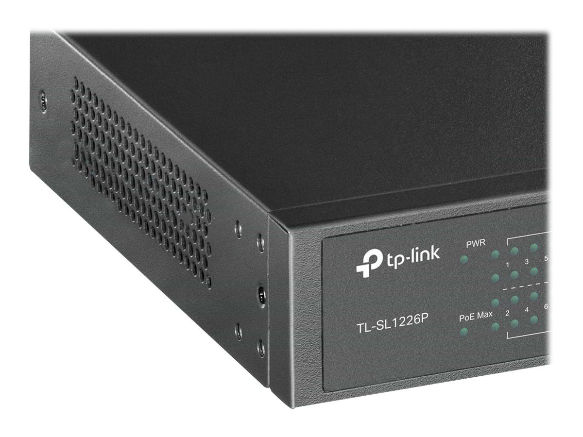 Switch TP-Link TL-SL1226P, 26 porturi 10/100 Mbps, 2x 1 Gbps
