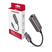 ADE-TR Adaptor retea USB3.2 Gen 1 Tip A la Gigabit Ethernet 10/100/1000, Metalic, Gri