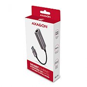 ADE-TR Adaptor retea USB3.2 Gen 1 Tip A la Gigabit Ethernet 10/100/1000, Metalic, Gri