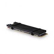 Cooler Pasiv CLR-M2L3, Pentru M.2 SSD, Suport SSD 80 mm, Aluminiu, paduri termice silicon incluse, inaltime 3mm