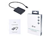 ITEC C31DUAL4KDP i-tec USB-C dual Display Port Adaptor Video 2x DP 4K compatibil cu Thunderbolt3