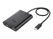 ITEC C31DUAL4KDP i-tec USB-C dual Display Port Adaptor Video 2x DP 4K compatibil cu Thunderbolt3