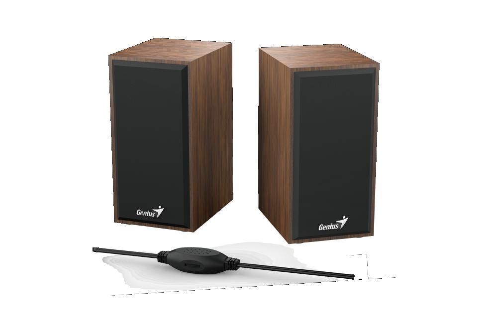 Boxe Genius 2.0 SP-HF180, 6W RMS, USB, Wood