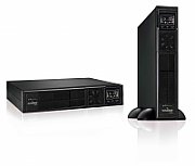 UPS TecnoWare FGCEDP2402RTIEC, 2400 VA, 2160 W, cu management, on-line, 8x C13, 1x C14, 1x USB, 12Vdc / 9AH Sealed Lead-acid, LCD, Tower/Rack 2U, Negru
