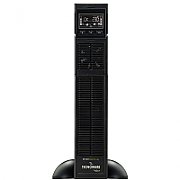 UPS TecnoWare FGCEDP2402RTIEC, 2400 VA, 2160 W, cu management, on-line, 8x C13, 1x C14, 1x USB, 12Vdc / 9AH Sealed Lead-acid, LCD, Tower/Rack 2U, Negru