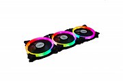 Ventilator Floston ,120 x 120 x 25 mm ,1200-1725 RPM ,Negru ,RGB