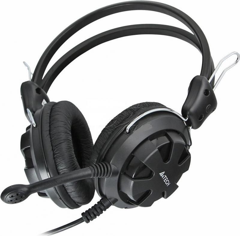 Casti cu microfon A4tech HS-28-3, negru