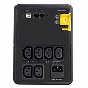 UPS APC BX1200MI, 1200 VA, 650 W, cu management, line-interactive, 6x C13, Lead–acid, Tower, Negru