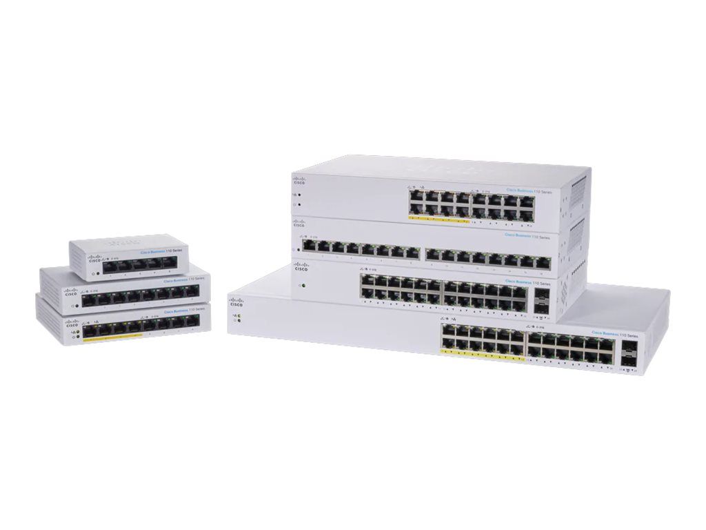 Switch Cisco CBS110-24PP-EU, 24 porturi 10 / 100 / 1000 MBs