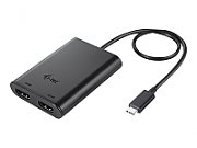 ITEC C31DUAL4KHDMI i-tec USB-C dual HDMI Adaptor Video 2x HDMI 4K compatibil cu Thunderbolt 3