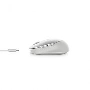 Mouse wireless Dell Premier MS7421W, reincarcabil USB-C, 2.4GHz&Bluetooth 5.0, multidevice, Argintiu