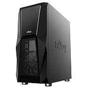 Carcasa nJoy CSMD-E000UFO-BL01B, Middle Tower, ATX, sursa Fara, Negru