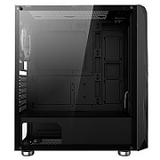 Carcasa nJoy CSMD-E000UFO-BL01B, Middle Tower, ATX, sursa Fara, Negru