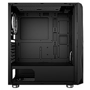 Carcasa nJoy CSMD-E000UFO-BL01B, Middle Tower, ATX, sursa Fara, Negru