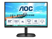 Monitor 21.5 inch WLED AOC 22B2H 1920 x 1080 pixeli, 75 Hz, 4 ms, Negru