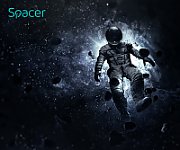 MousePAD SPACER gaming, cauciuc si material textil, 450 x 400 x 3 mm, imagine  SP-PAD-GAME-L-PICT