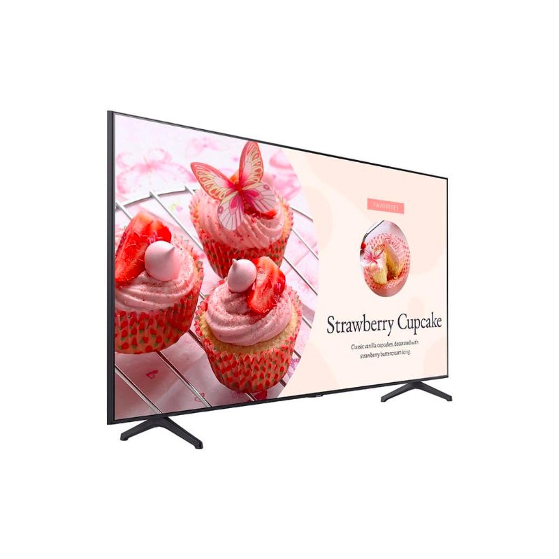 Ecran profesional Televizor Business TV Signage Samsung BE50A, 50  (127cm), UHD, Operare 16/7, Luminozitate 250nit, Timp Raspuns 8ms, Contrast 4700:1, Tizen, Aplicatie de Signage gratuita  Samsung Business TV  pe Android/iOS, [...] Conectivitate: WiFi5, BT INPUT: Tuner TV DVB-T/C, 3xHDMI