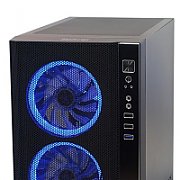 CARCASA  SPACER - gaming, Middle Tower, ATX,  RAINBOW , fara sursa, sticla securizata, 4 x fan, USB 2.0 x 2, USB 3.0 x 1, mesh, fan controller (inclusiv RGB), telecomanda,  SPCS-GC-RAINBOW